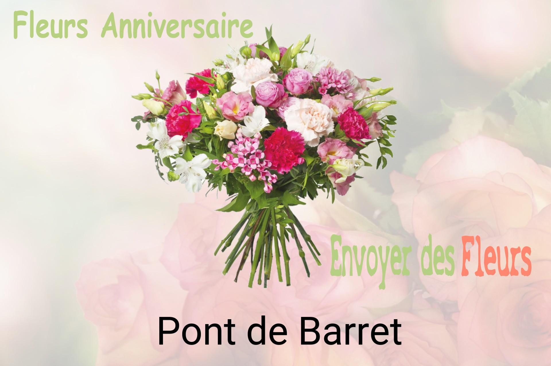 Bouquet de fleurs d’anniversaire livré à Pont-de-Barret