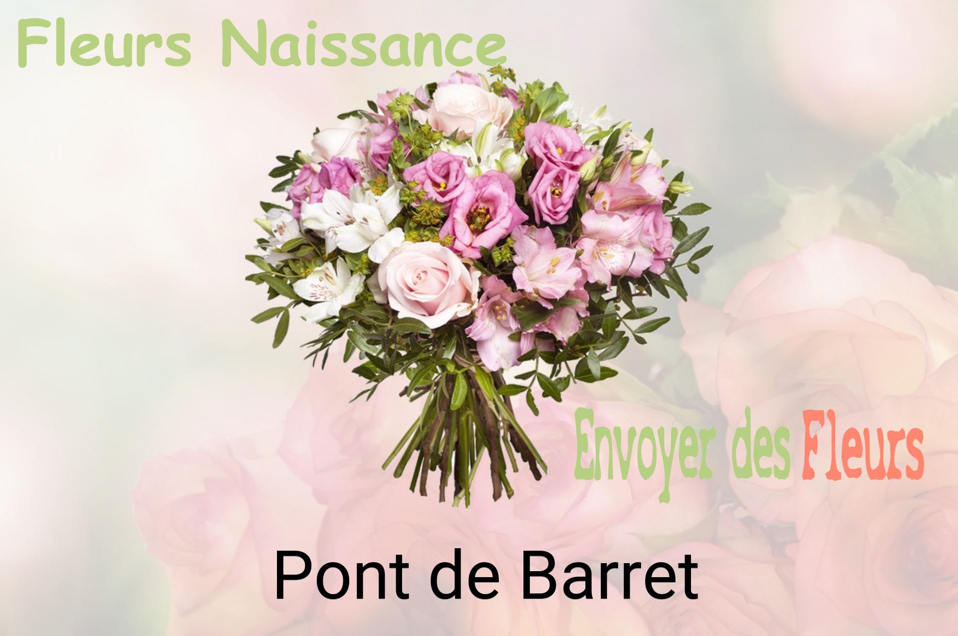 Bouquet de fleurs de naissance livré à Pont-de-Barret